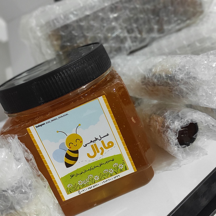 عسل کوهی خلخال با عطر گل های دارویی و طبیعت بکر ییلاقات